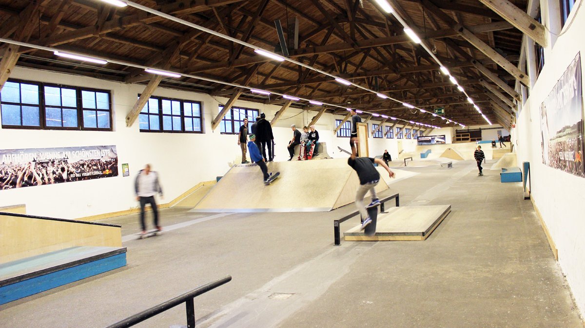 Skateboardhalle in Wels