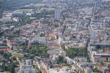 Luftbilder der Stadt Wels