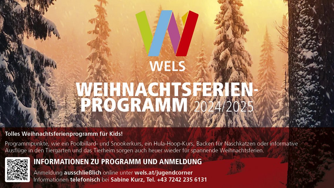 Sujet Weihnachtsferienprogramm 2024