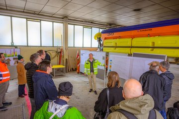 Verkehrsausschuss Städtebund Baustelle Traunbrücke