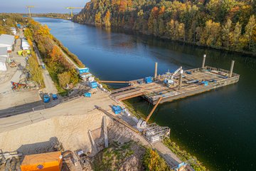 Verkehrsausschuss Städtebund Baustelle Traunbrücke